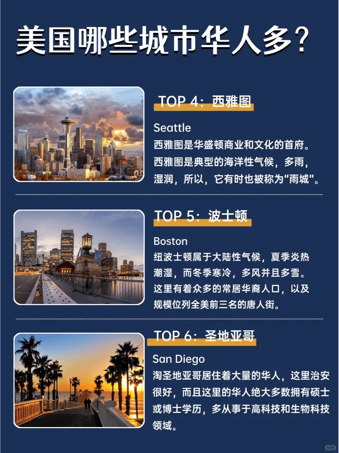 2024年美国华人最多的城市排名前十,最受华人欢迎宜居城市推荐