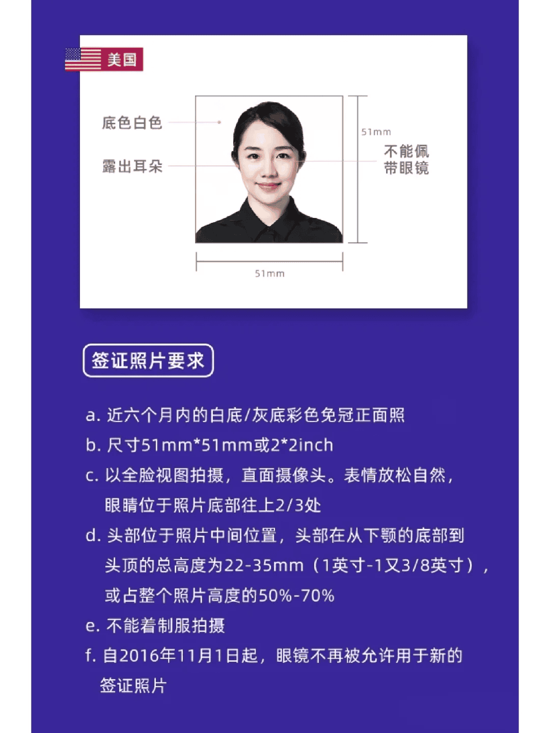 最新2024年美国护照照片衣服要求